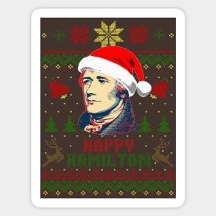 Alexander Hamilton Happy Hamilton Sticker